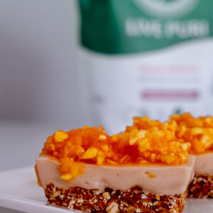 Eiwitrijke vegan Koningsdag taartjes