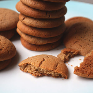 Koolhydraatarme taai taai stapel koekjes