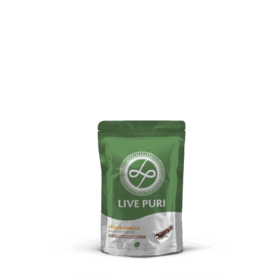 Live Puri vegan vanille eiwitpoeder proefzakje