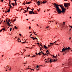 Zelfgemaakt proteine ijs