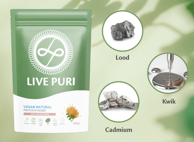 Zitten er metalen in vegan eiwitpoeders van Live Puri? In dit artikel leggen we het uit!