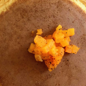 pompoen pannenkoeken bovenaanzicht