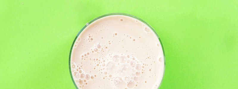 eiwitshake zonder blender