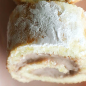 Cakeroll met cacao vulling