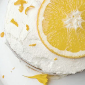 Verantwoorde frisse sinaasappeltaart